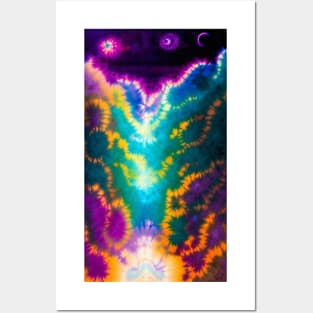 Funky Tie-dye Posters and Art